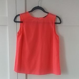 SOLD ::: Zara Basic Hot Pink Sleveless Top Blouse